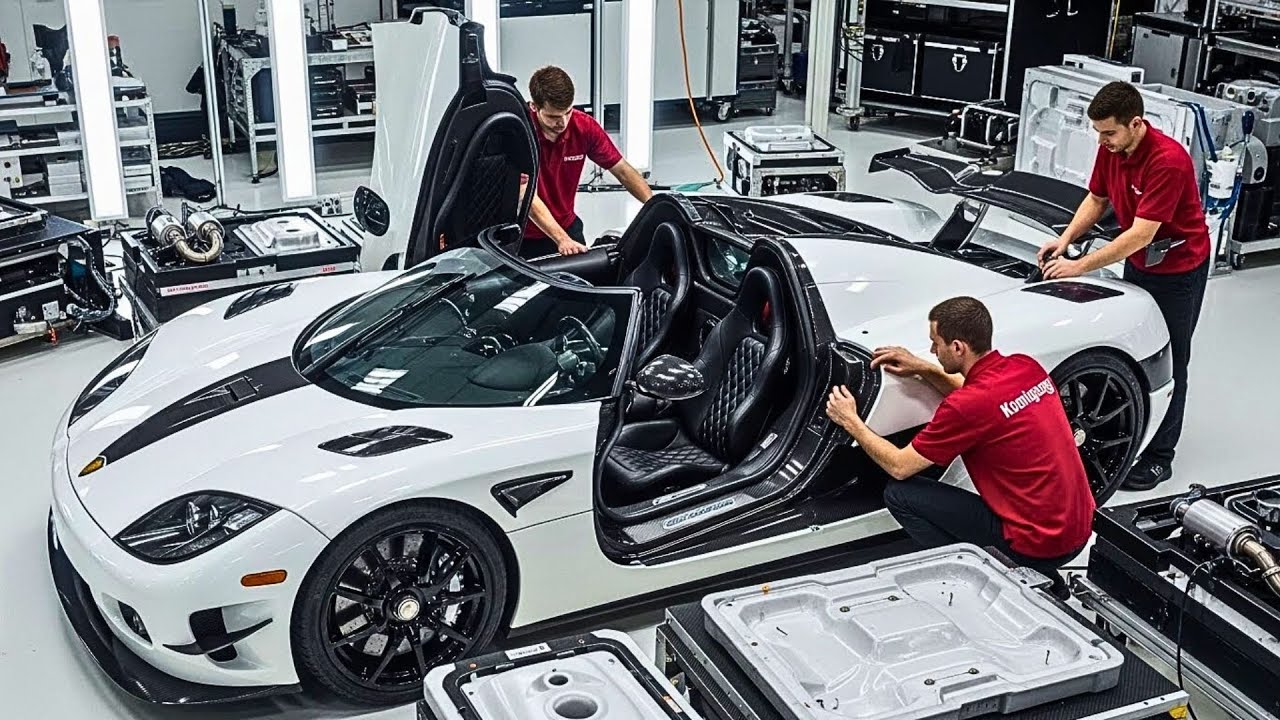 Inside the Koenigsegg CCXR Trevita Factory: Building the Ultra Rare Diamond Weave Hypercar