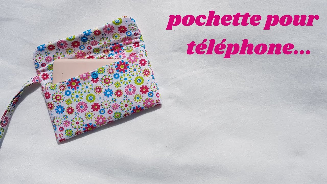 Tuto #diy pour coudre un porte téléphone et porte documents 😉