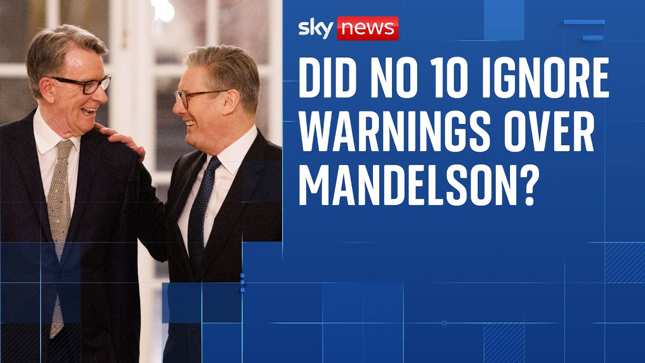 Starmer faces backlash over Mandelson's appointment as US ambassador