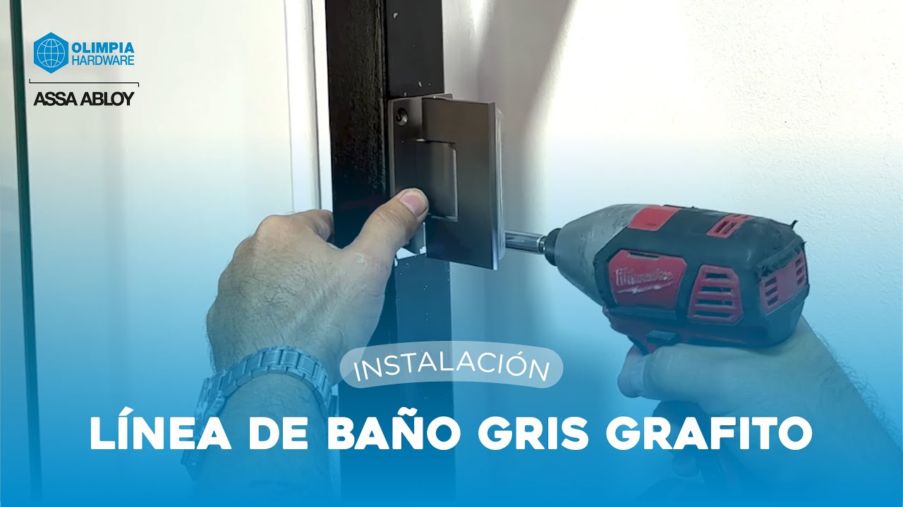 Video de Instalación - Puerta de baño abatible | Olimpia Hardware