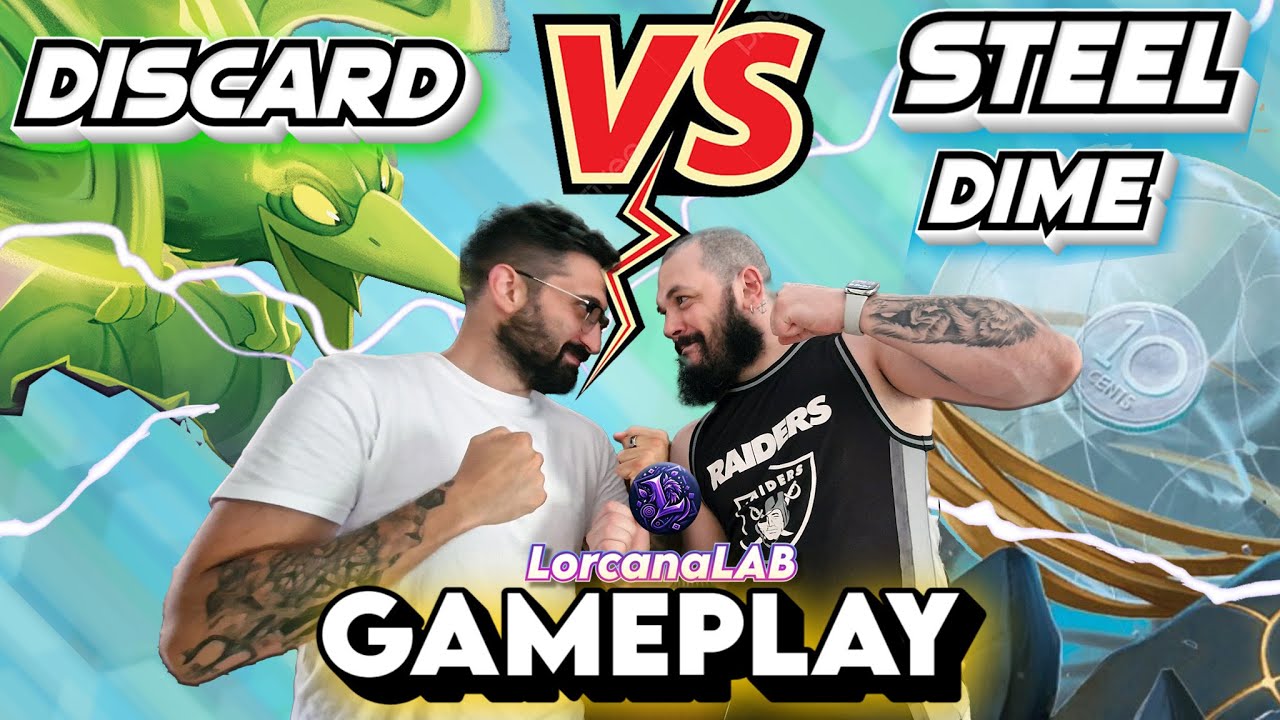 DISCARD VS SAPPHIRE STEEL GAMEPLAY #lorcanalab #ita #lorcana #tierlist