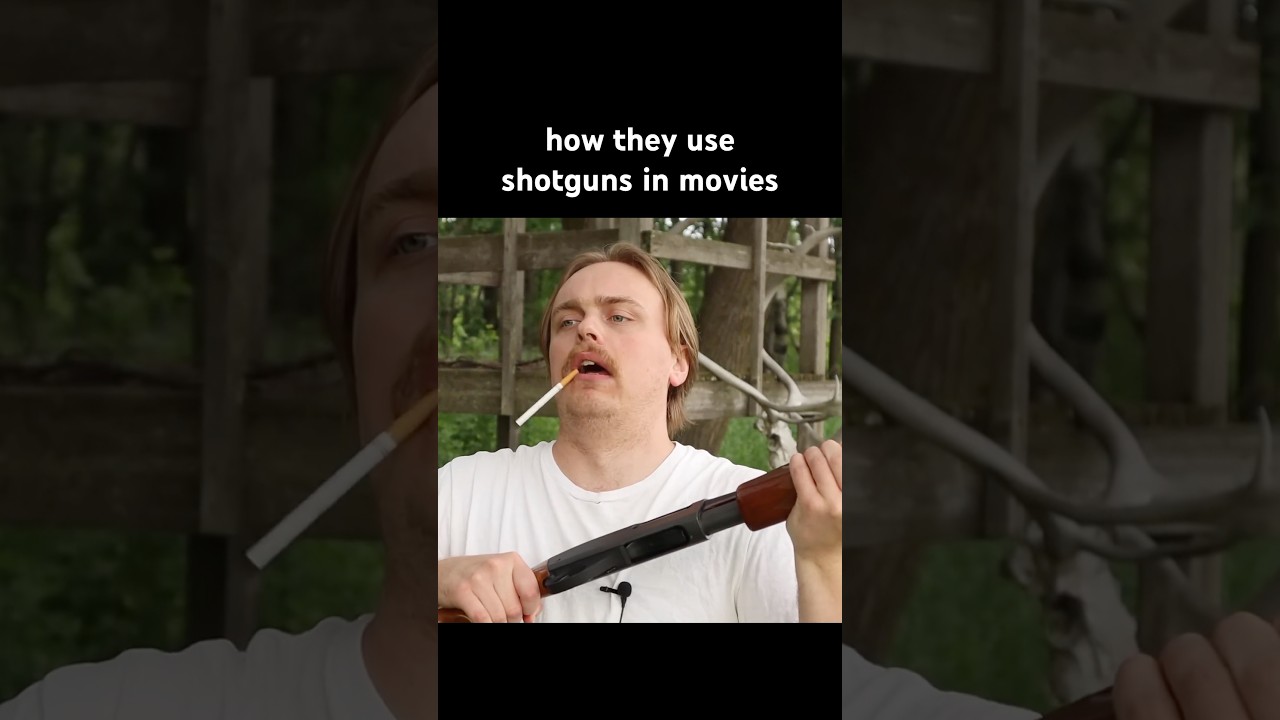 how they use shotguns in movies