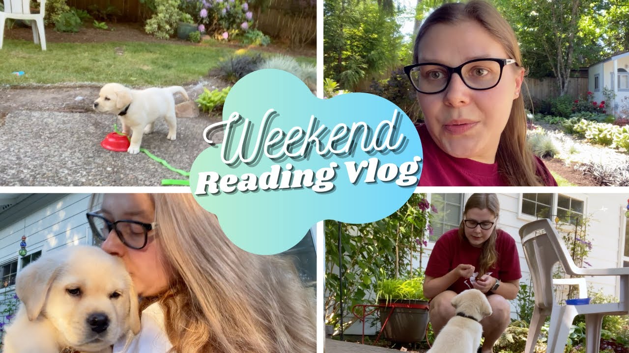 A couple of good books and a new friend // WEEKEND READING VLOG