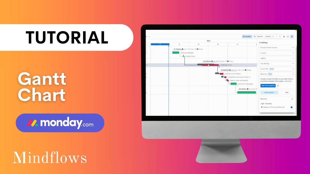 Monday.com Tutorial | Gantt Chart