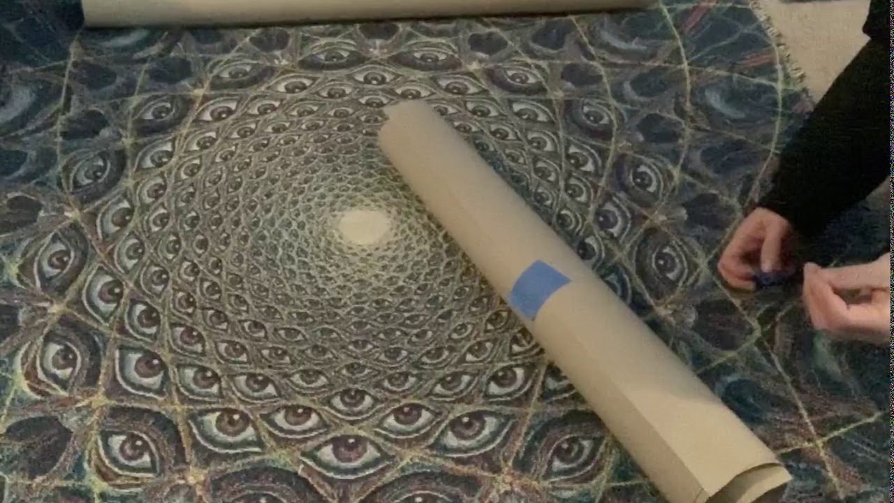 How to roll a print in a tube for shipping
