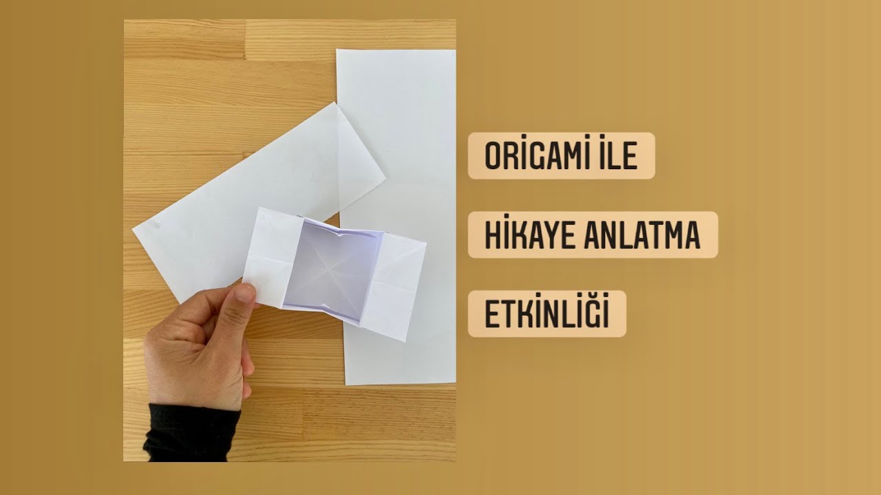 Origami(Kağıt Katlama) İle Hikaye Anlatımı / Sonu Sürprizli Hikaye #etkinlik #diy #origami #hikaye