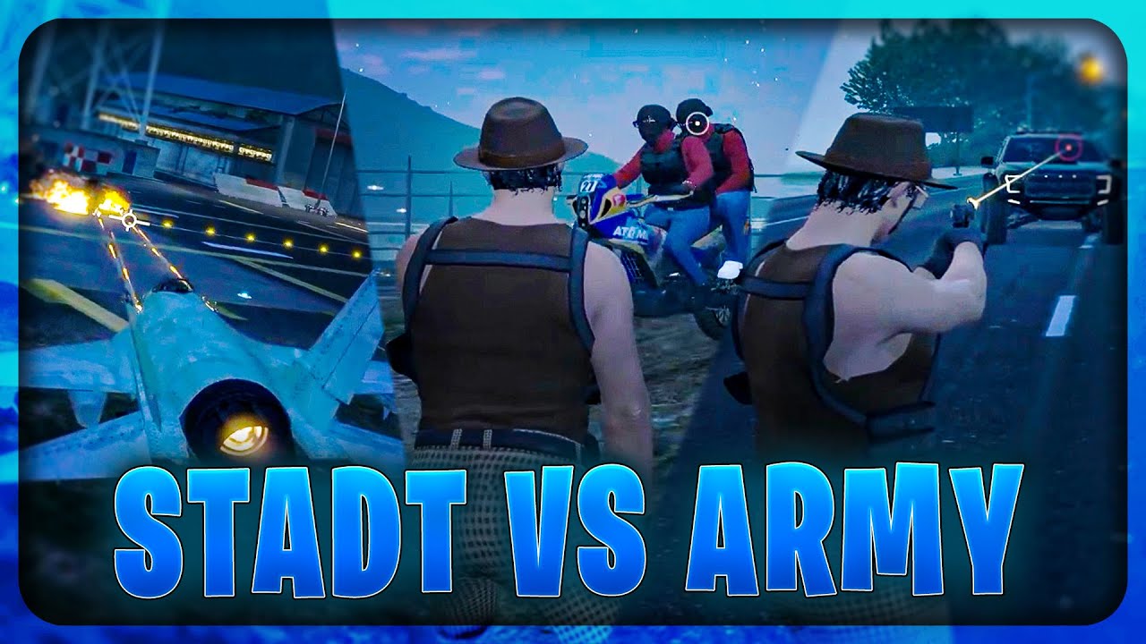 ALLE GEGEN DIE ARMY 🤬 • GTA RP • AbuGoku9999