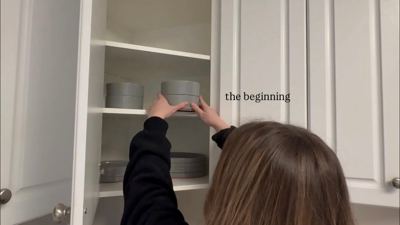 the beginning (cleaning + grocery shopping + house tour)
