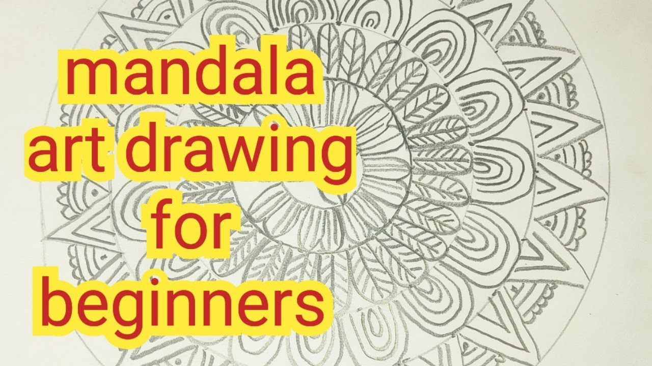 मांडला आर्ट ड्राइंग/Mandala Art Drawing Easy