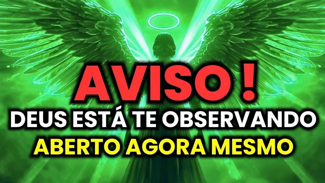 🔴 FALTAM APENAS 10 SEGUNDOS — ESCOLHIDO, O ARCANJO MIGUEL DIZ: DEUS TE ESTÁ CHAMANDO HOJE. SE NÃO...