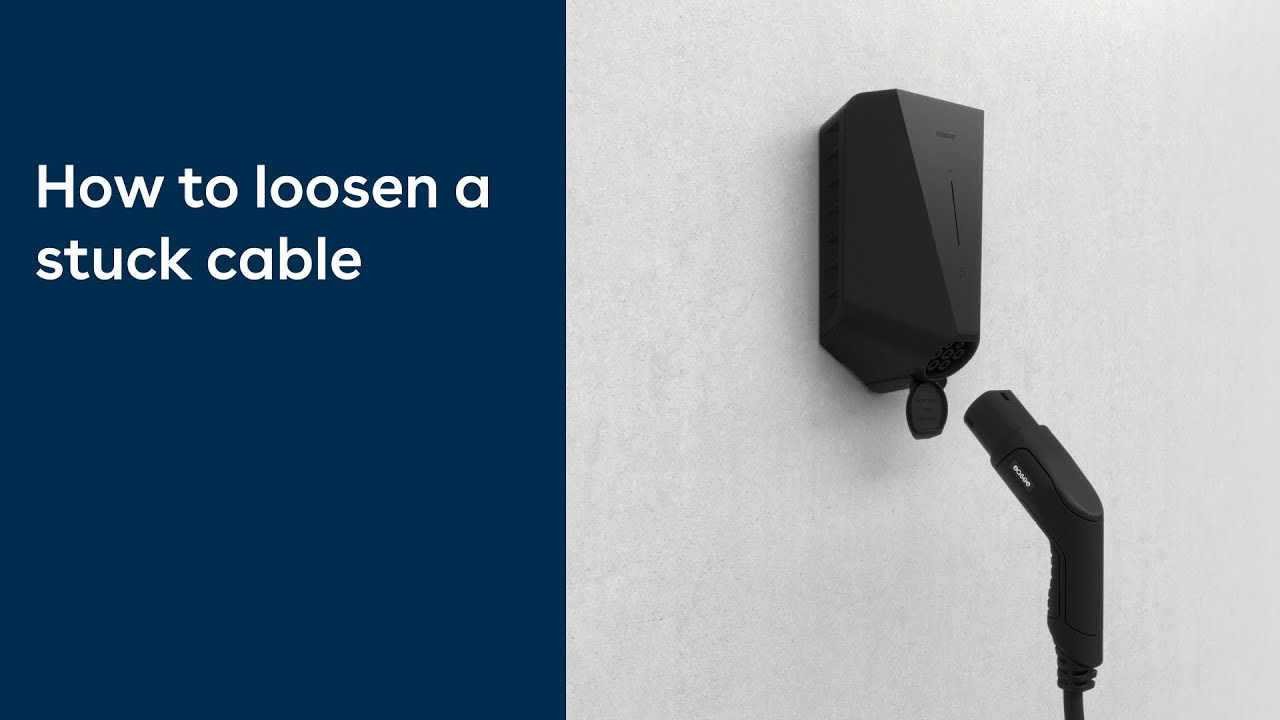 How to loosen a stuck cable - Easee FAQ