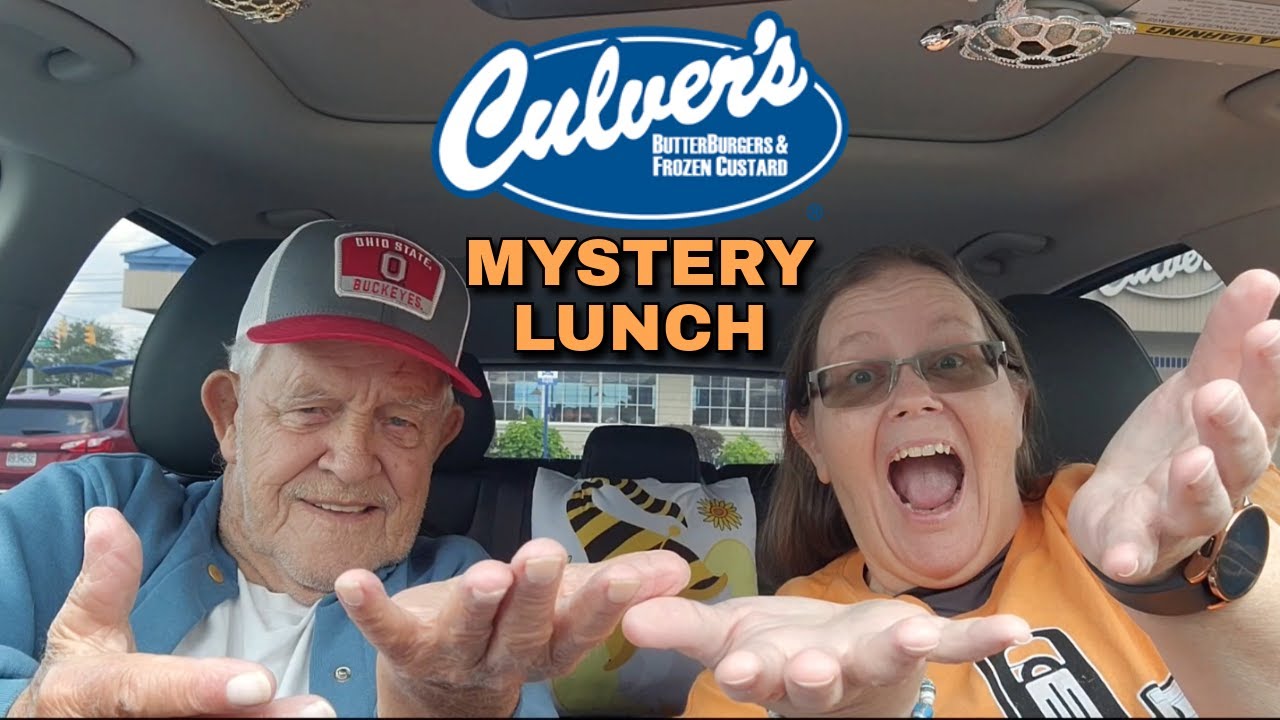 Letting The Person In Front Of Us Decide What We Eat!  Culver's #culvers #fastfood