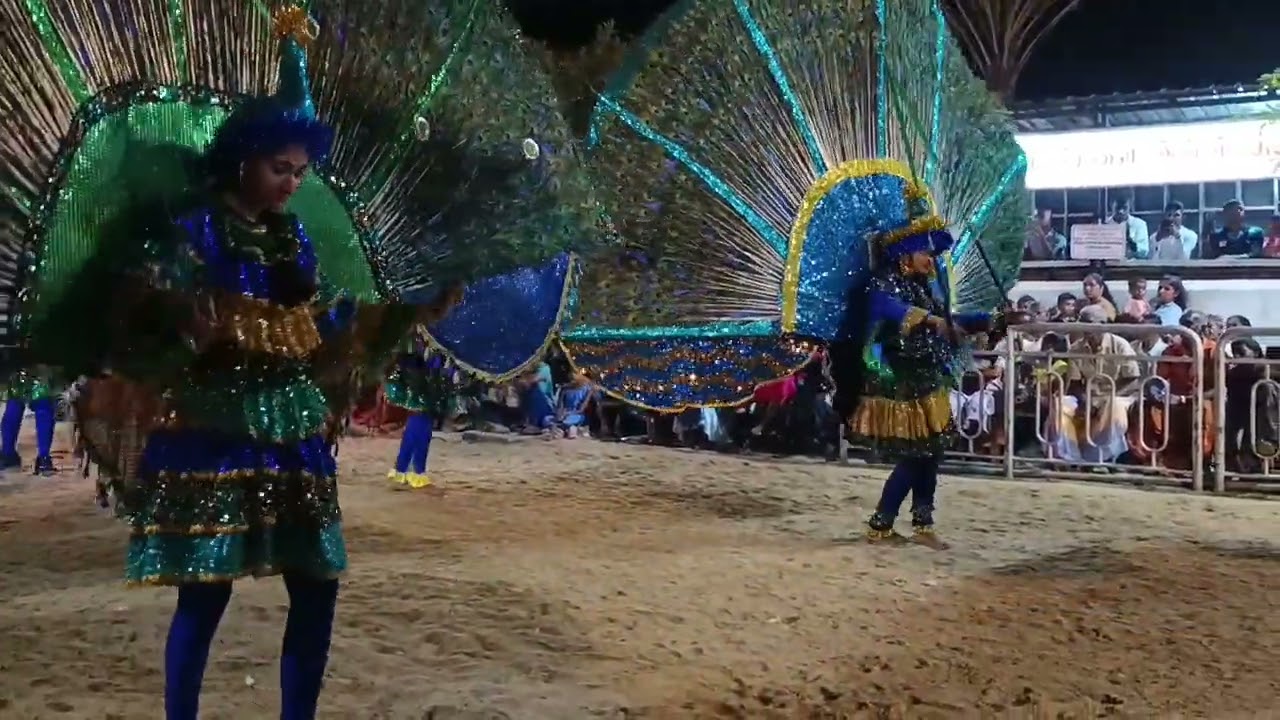2025 Ruhuna Kataragama perahera Festival peecok dance 