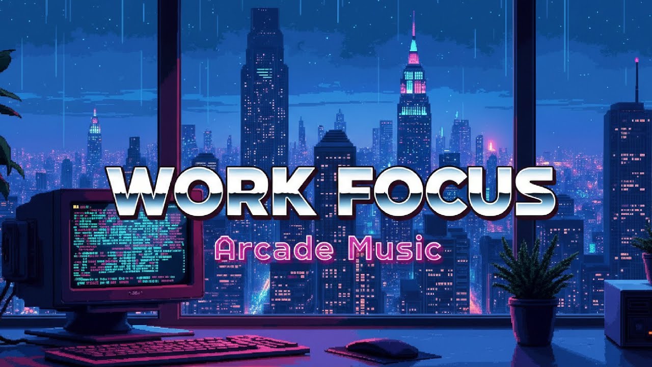 Work Focus Arcade Music ⚡ Productivity & Deep Concentration | RCADE_