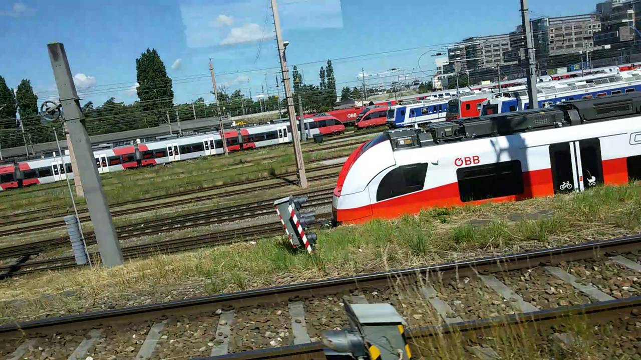 &Ouml;BB Regionalzug 4020 Siemensstra&szlig;e-Floridsdorf in Wien
