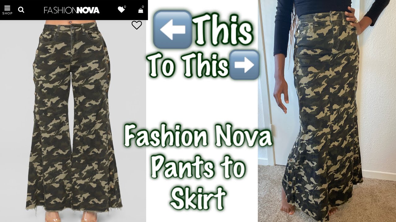 Fashion Nova Pants | Pants to Skirt | Nonyea Shiloh Method
