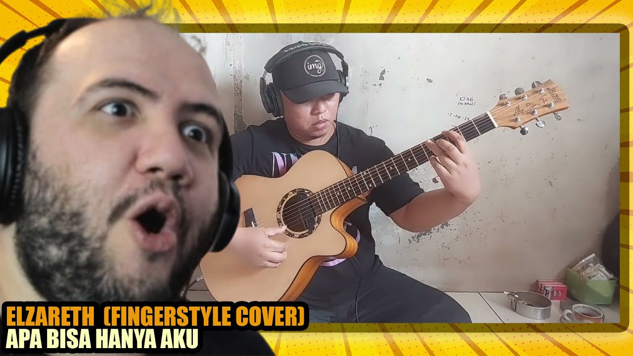 Reaksi Alip Ba Ta - Elzareth - Apa Bisa Hanya Aku (Fingerstyle Cover) TEACHER PAUL REACTS INDONESIA