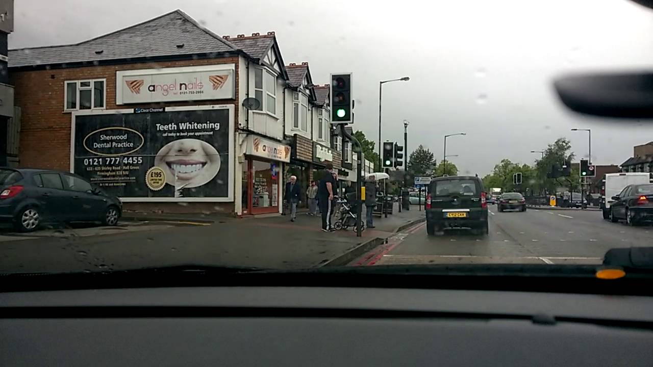 DVSA Shirley : drive around typical nearby roads
