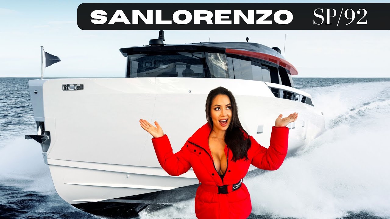 Sanlorenzo SP92 Super Yacht Tour | Ultimate Luxury & Performance Redefined
