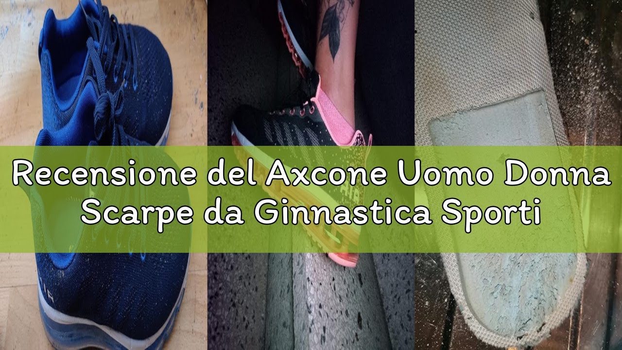 Recensione del Axcone Uomo Donna Scarpe da Ginnastica Sportive Sneakers Running Basse Basket Sport O