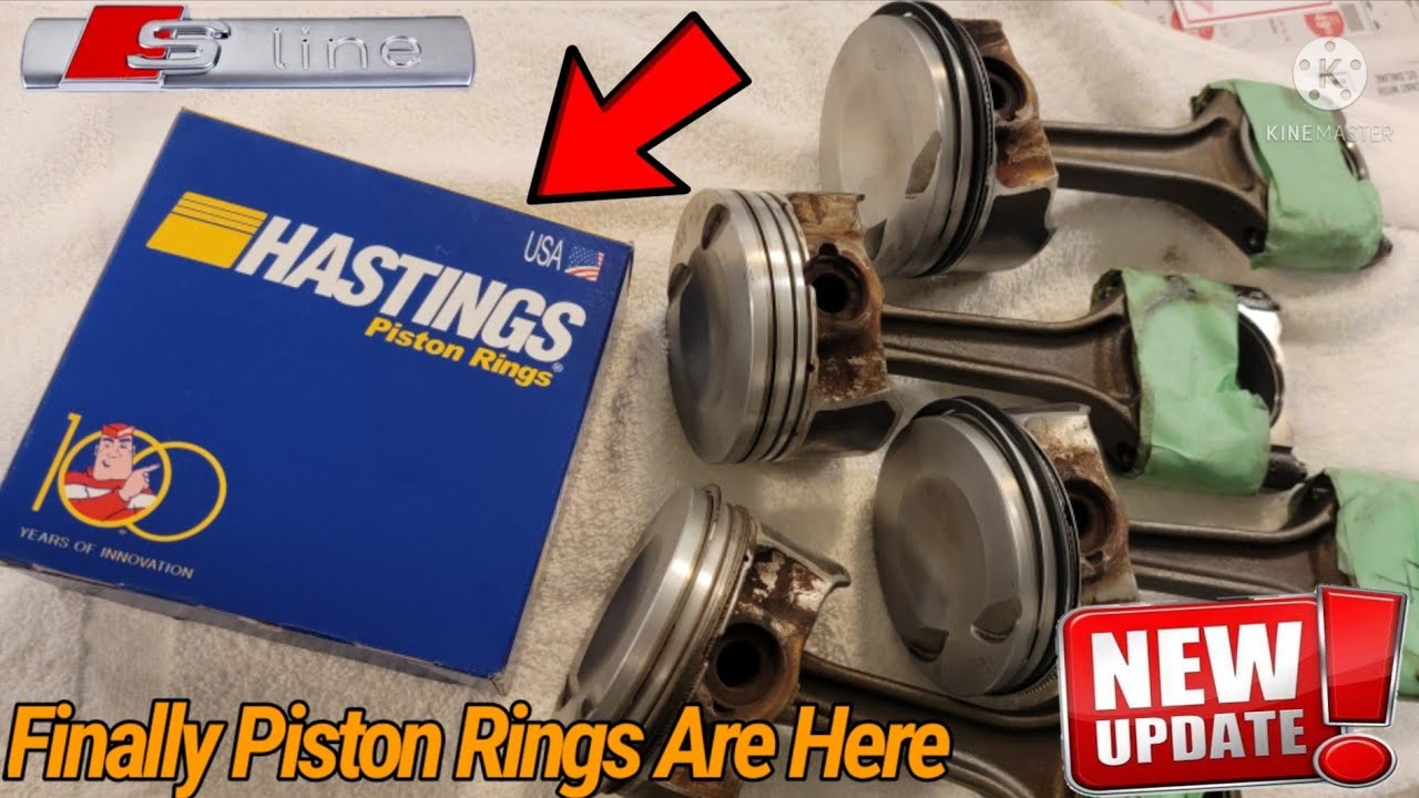Piston Rings Finally Arrived: Audi A4 A5 Q5 Installing Rings
