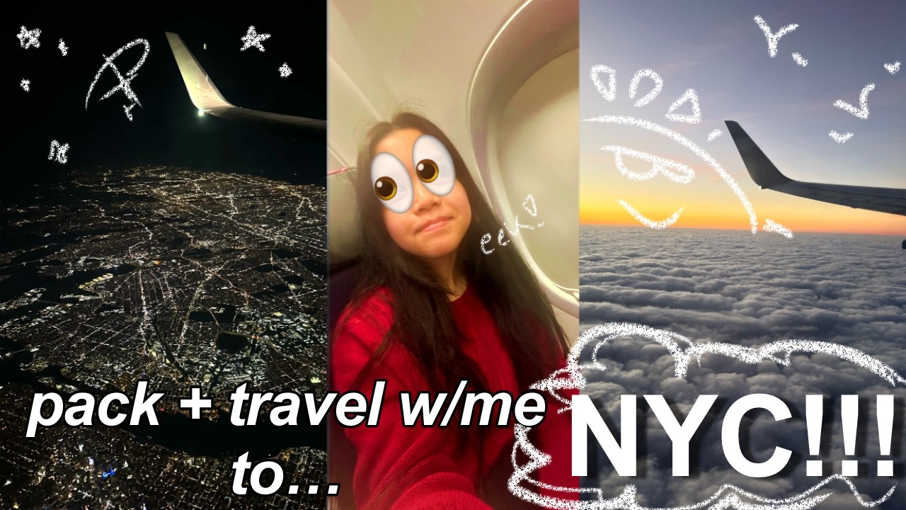 PACK FOR NYC WITH ME!! | long overdue winter trip video...