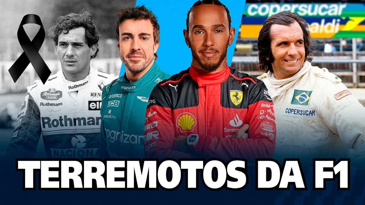 Os MAIORES choques da Fórmula 1 em 74 anos!