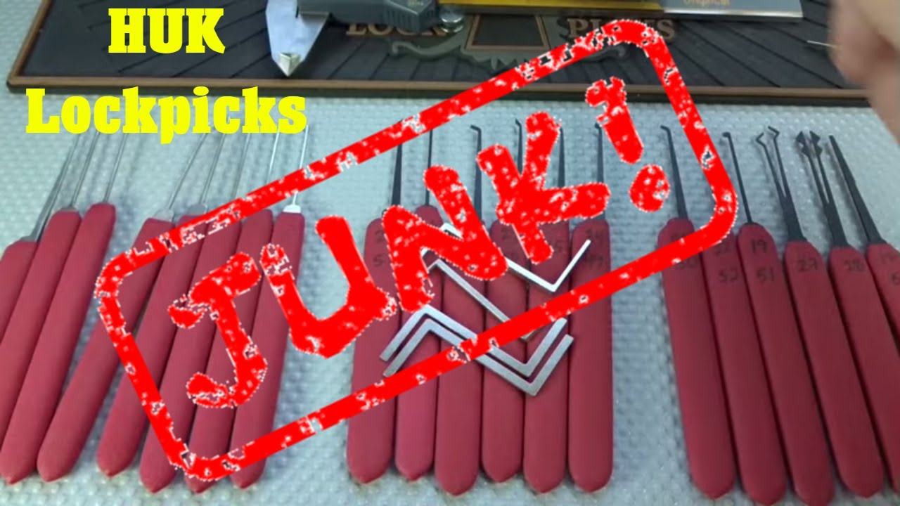 (798) Review: HUK Red Tiger Lock Pick Set (JUNK!)