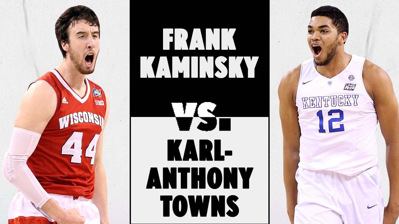 Frank Kaminsky vs. Karl-Anthony Towns: 2015 Final Four matchup highlights