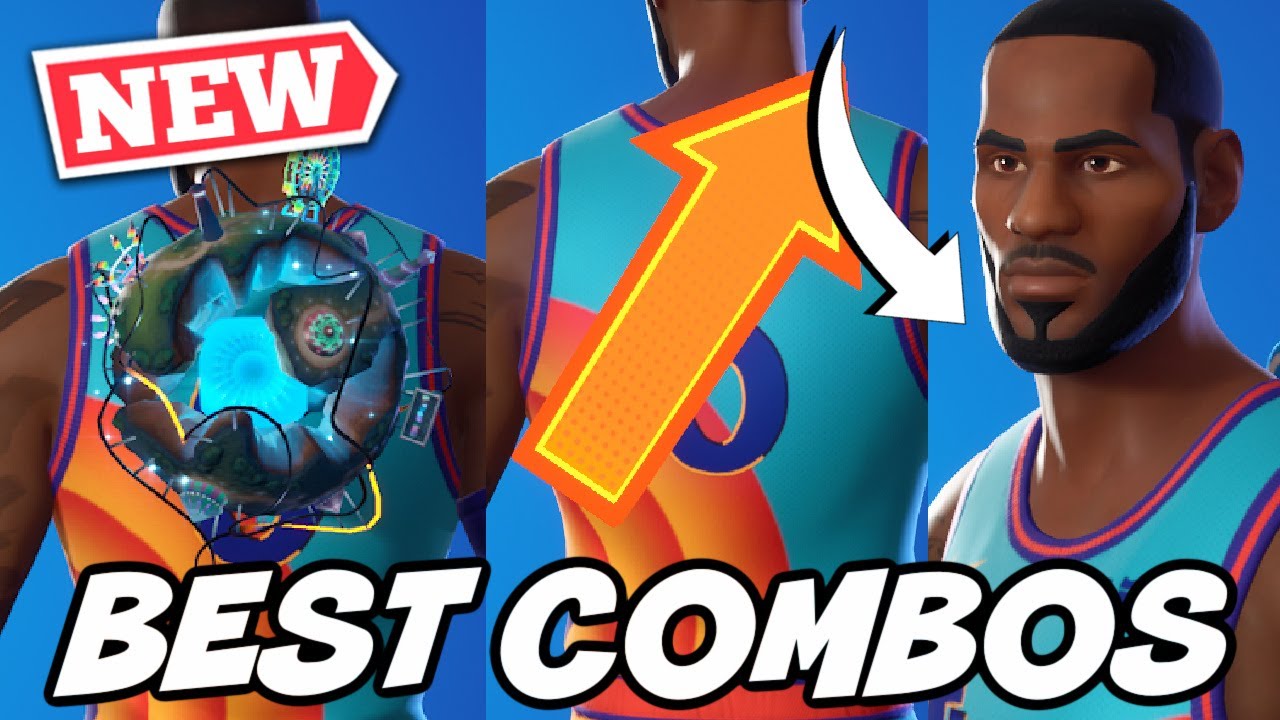 THE BEST COMBOS FOR *NEW* TUNE SQUAD LEBRON SKIN (KING JAMES BUNDLE)! - Fortnite