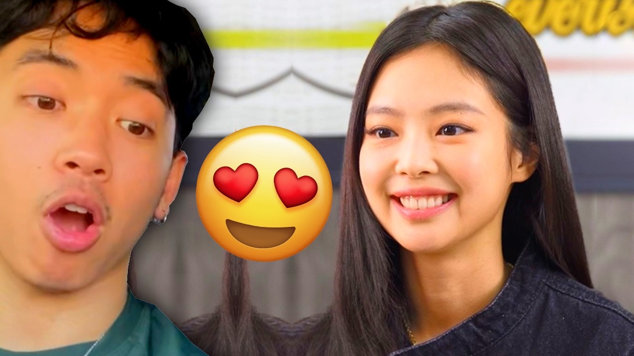 JENNIE | CHICKEN SHOP DATE REACTION! I have a crush on Jennie now...