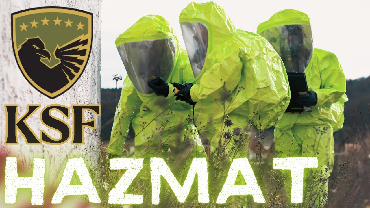 Kosovo Security Force HAZMAT Team Training at JMTC