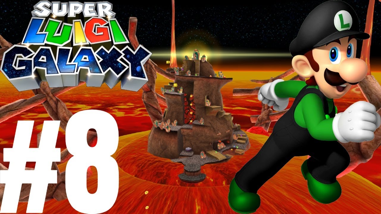 Flying Luigi - Super Luigi Galaxy Walkthrough Part 8