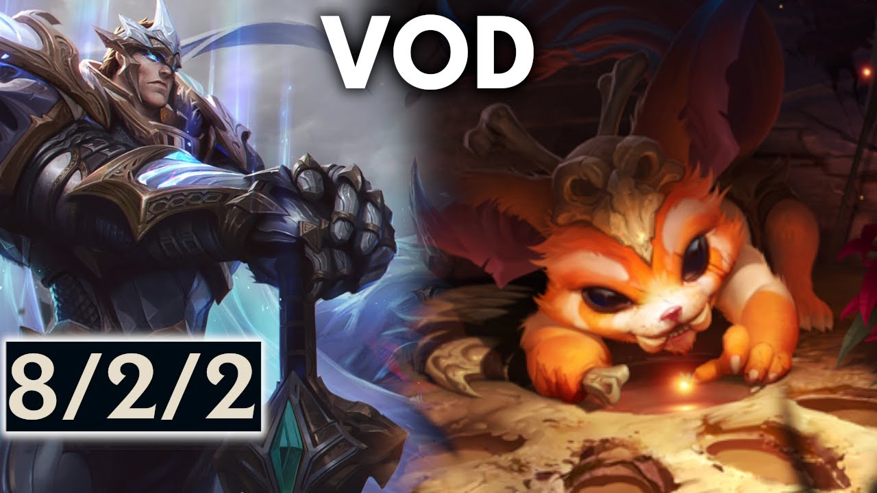 Гарен против Гнара - патч High Elo SoloQ 14.20 - видео по запросу Erislash