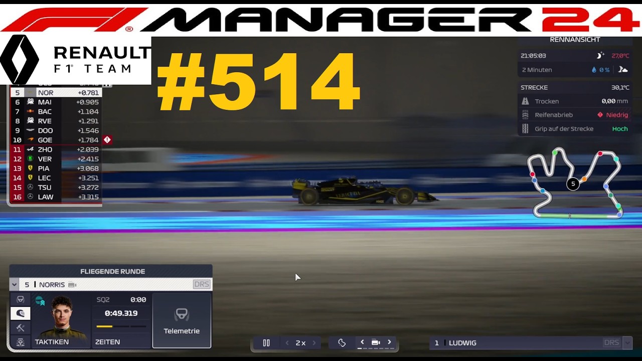 Erst zittern dann einen Raushauen! #514 -F1 Manager 24-