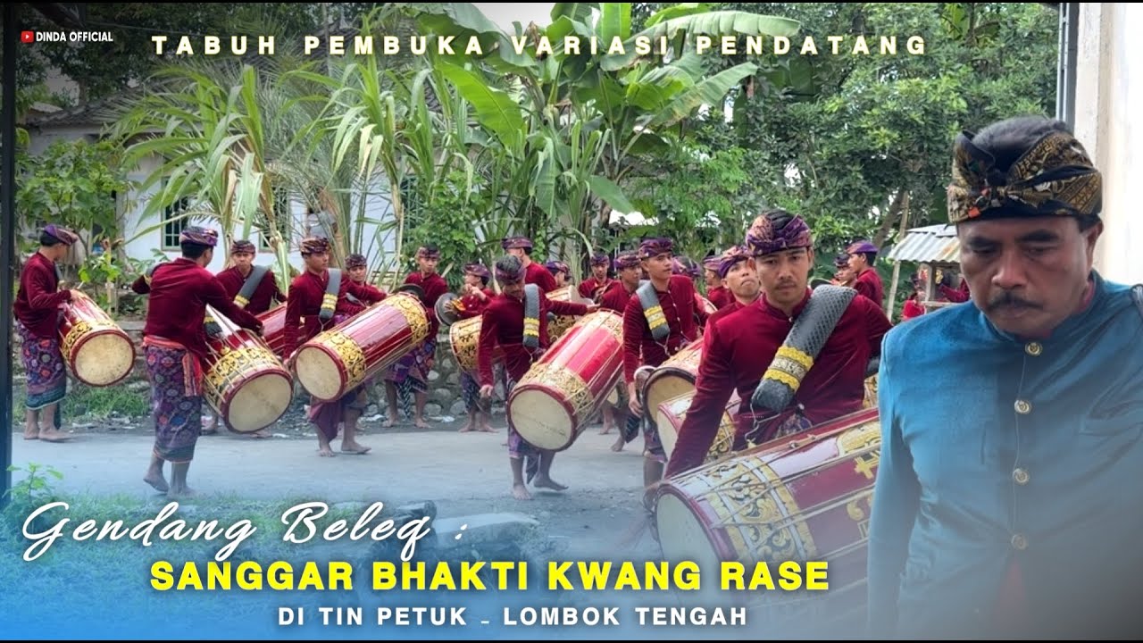 TABUH PEMBUKA VARIASI PENDATANG GENDANG BELEQ SANGGAR BHAKTI KWANG RASE DI TIN PETUK