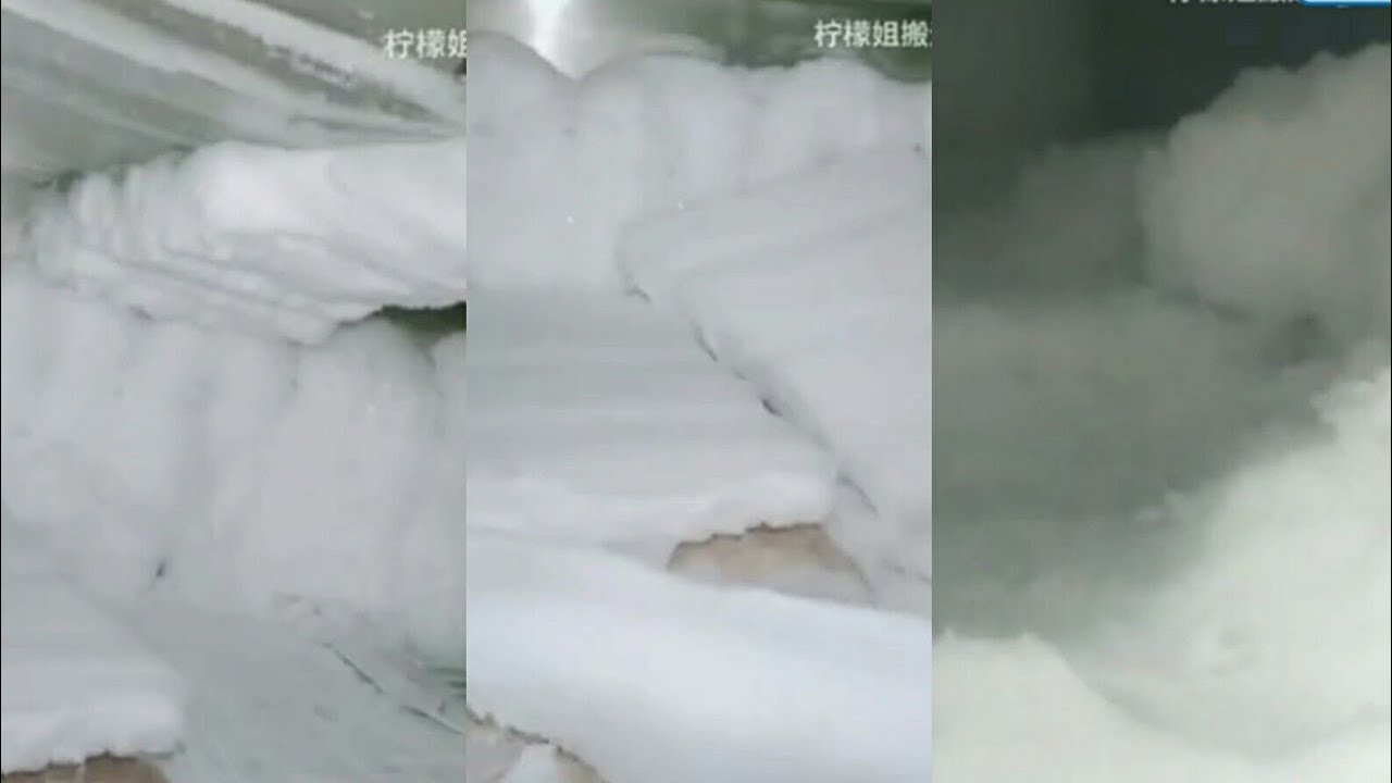 FREEZER FLAKY FROST SCRAPING, FROST EAT, BIG FROST, SQUEAKY, CRUNCH FROST, FROST WITH ICE.