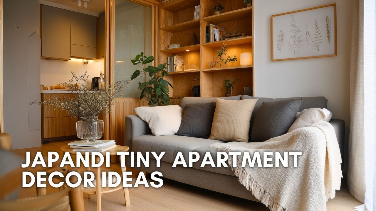 Japandi Tiny Apartment Decor Ideas | Minimalist & Elegant Makeover for Small Living Spaces