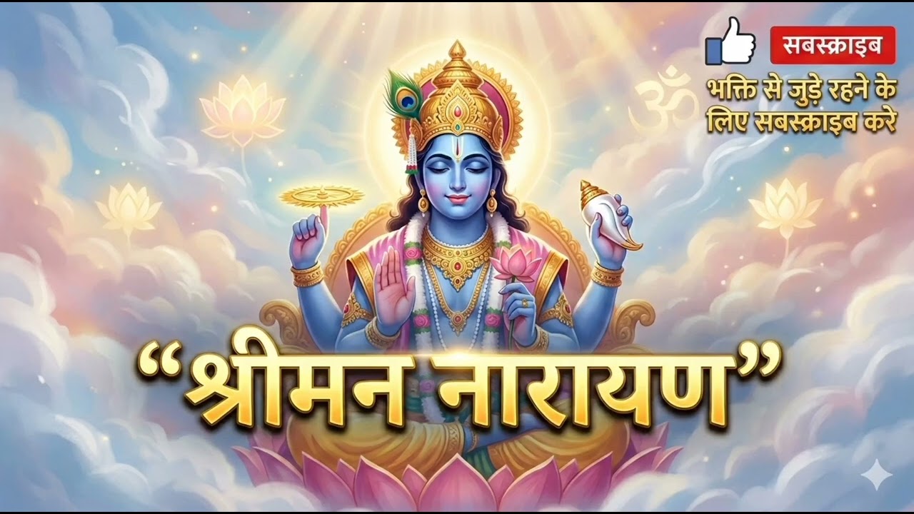 श्रीमन नारायण नारायण हरि हरि 🙏 | Vishnu Bhajan | Narayan Hari Hari | Morning Bhakti Song 2026