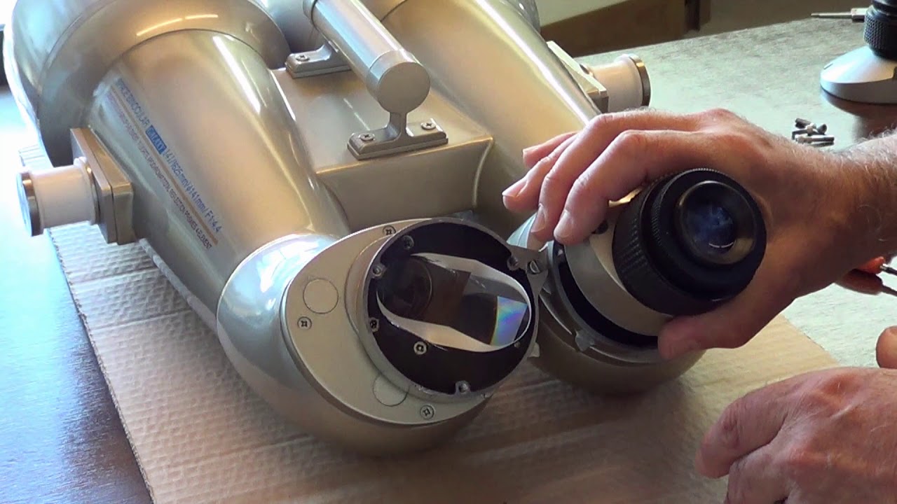 Riparazione binocolo Miyauchi BR 141 Galaxy binocular repair