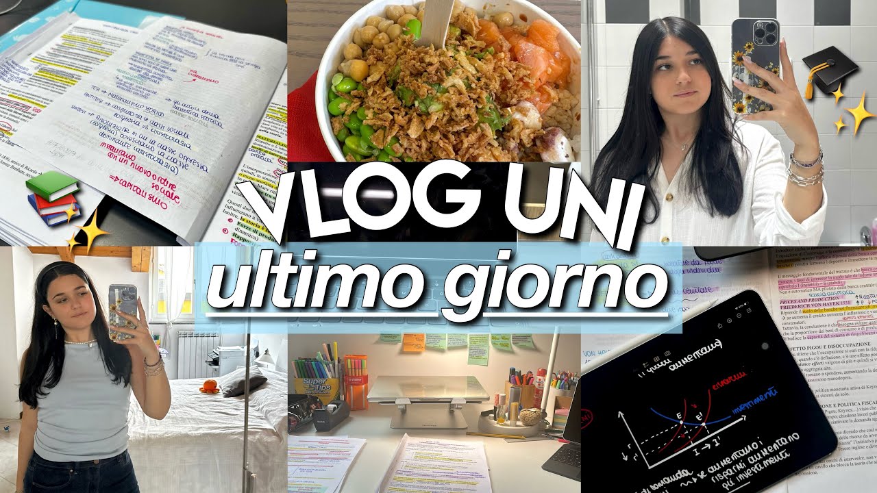 VLOG ULTIMO GIORNO DI UNIVERSITÀ triennale🎓✨