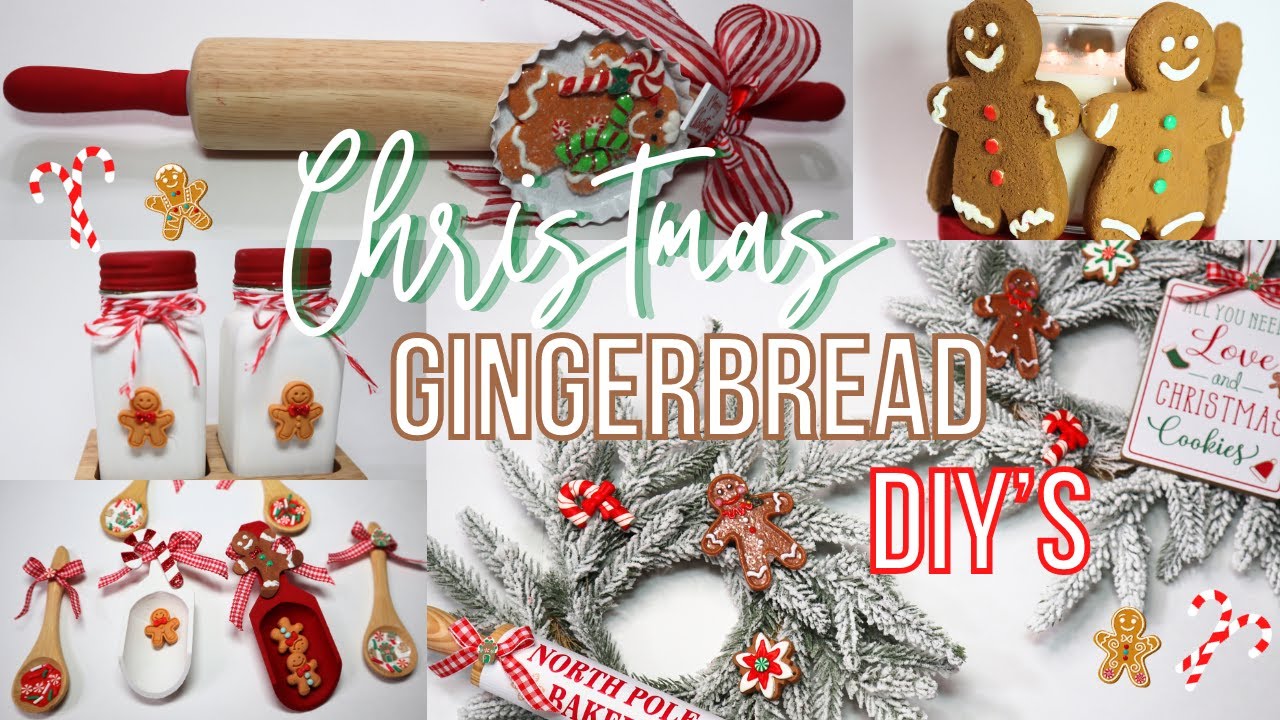 🎄Christmas 2023 Gingerbread DIY's ❤️ | Easy & Adorable Gingerbread DIY Decor | ChezTiffanie