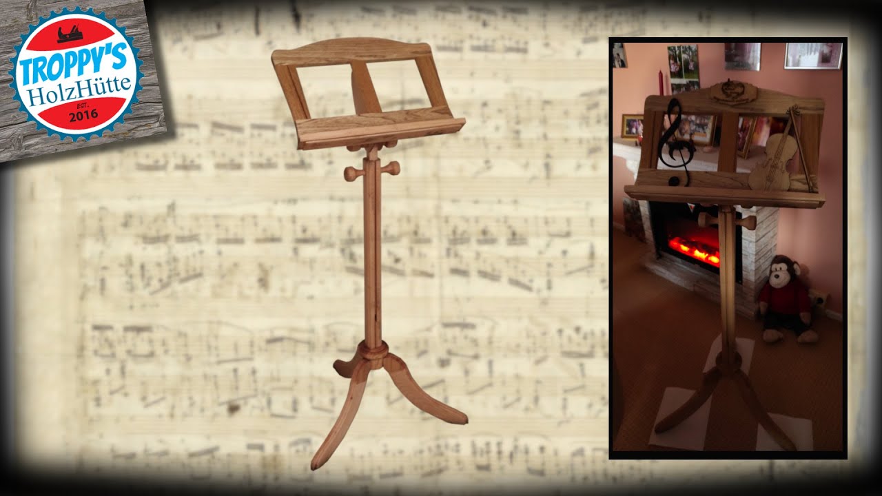 rustikaler Notenständer