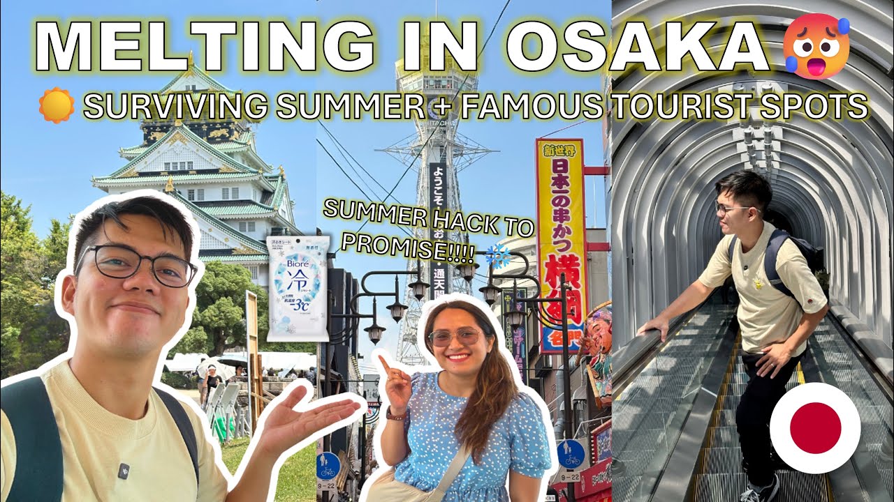 How We Survived Japan’s 40°C Summer! ☀️ | Osaka Travel Tips 2025