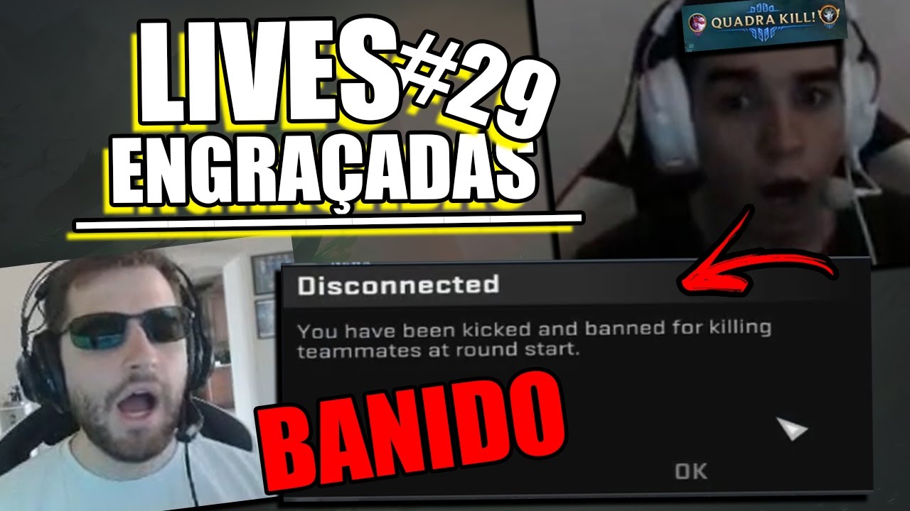 FALLEN SENDO BANIDO & HASTAD E SEU PENTAKILL | LIVES ENGRAÇADAS #29