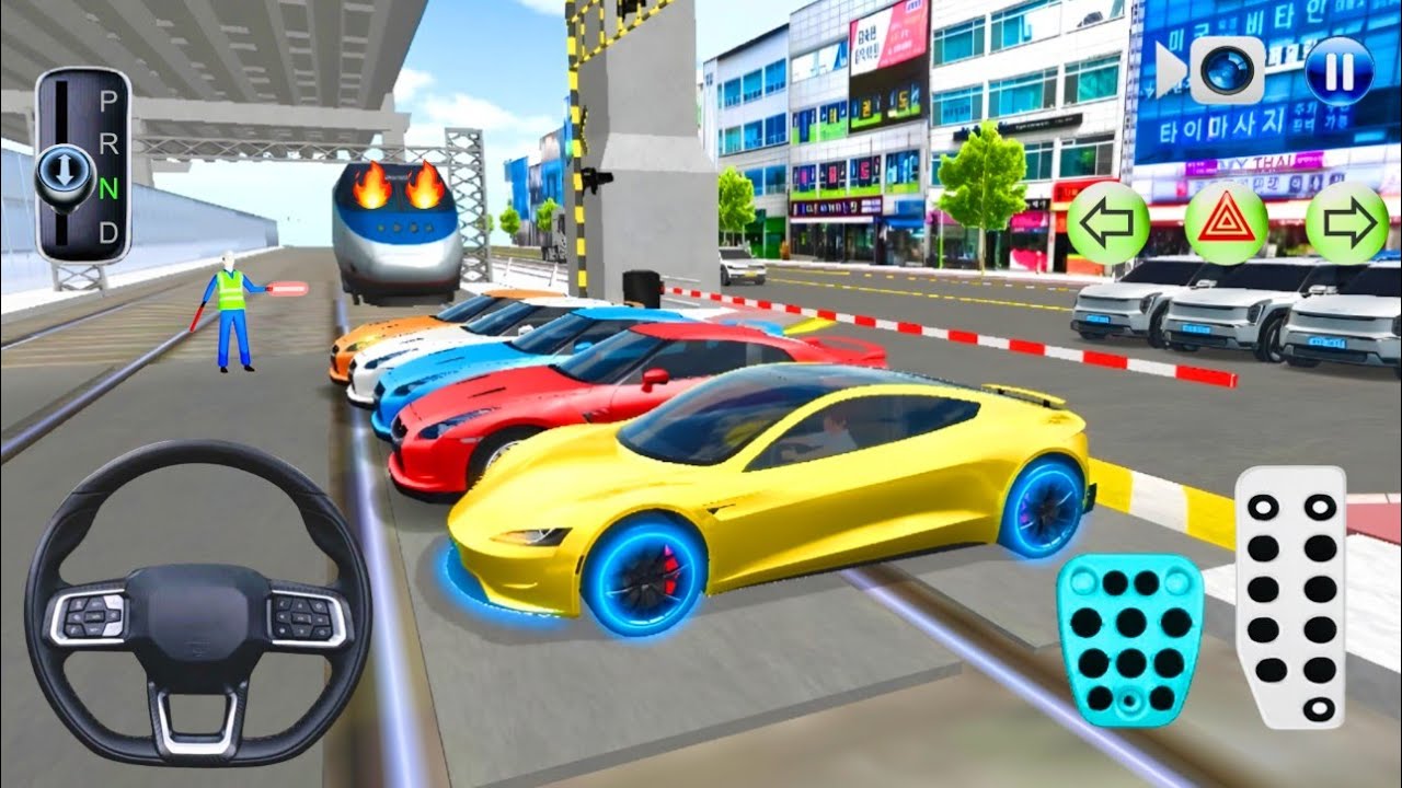 New EV Roadstar ⚡🚗 & All Vehicles vs Bullet Train 🚄 | 3D Driving Class 2026 Android iOS Car Game