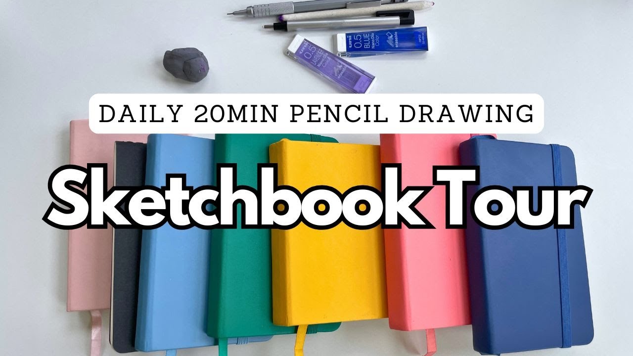 Sketchbook tour | What I use & what I learned by drawing daily | Talens Art Creation sketchbook