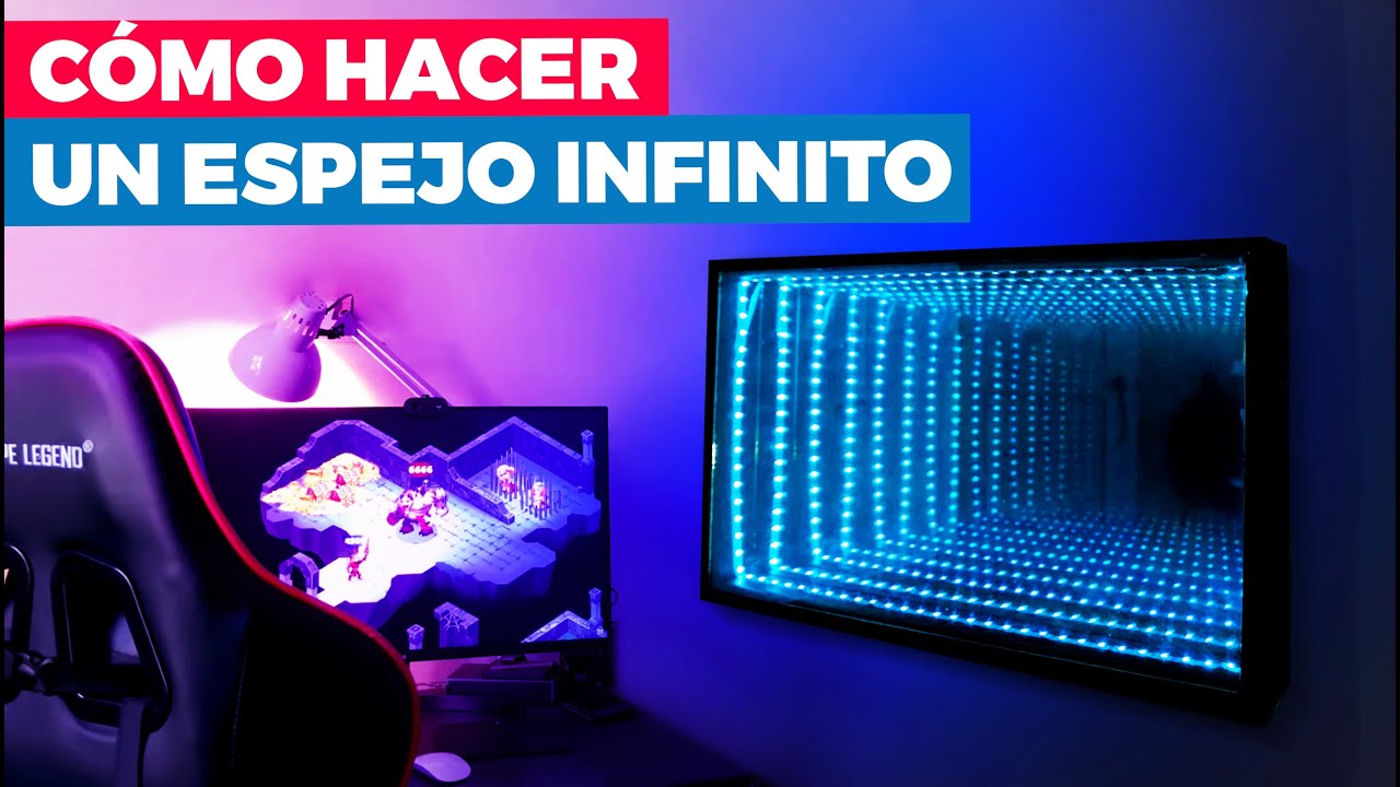 Cómo hacer un espejo infinito con tira led