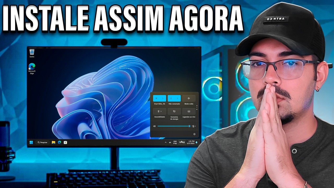 🚀 INSTALANDO e OTIMIZANDO WINDOWS 11 no PC GAMER! (Ficou 200% MAIS RÁPIDO!)