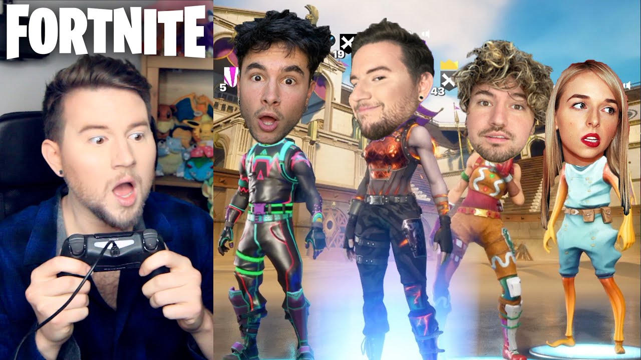 I taught Kian, Jc & Jenn how to play Fortnite